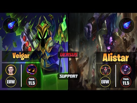 Mikyx VEIGAR (Support) [Phase Rush] VS ALISTAR - Grandmaster EUW Patch 11.5