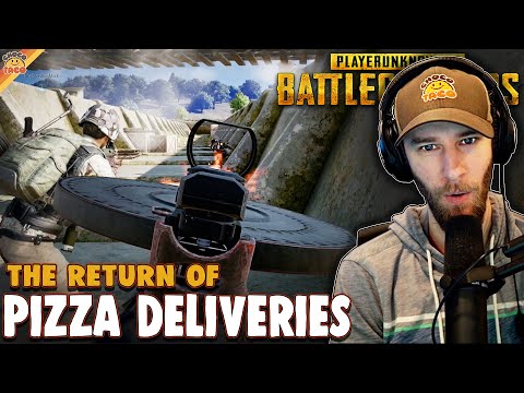 chocoTaco is Delivering Pizza...and AWM Bullets ft. Quest, Reid, & Halifax - PUBG Erangel Squads