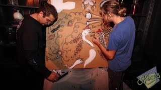 LIVE ART by JACKSON LOVE  The World Bar  7th August 2014