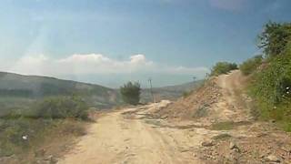 preview picture of video 'Droga krajowa Peskopi - Kukes, Albania'