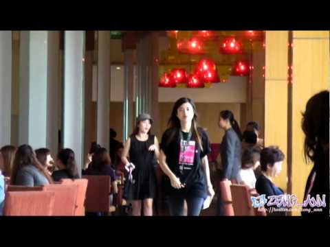 [Fancam] 120407 T-ara (With out Qri) - After Breakfast @ Centara Grand Hotel