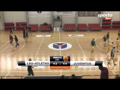 SportoTV.lt: LKL: Kauno raj. "LSU-Atletas" - Utenos "Juventus" 2013-10-15