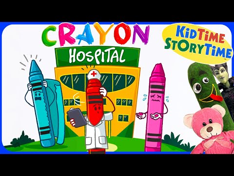 Crayon Hospital | crayons read aloud | school supplies read aloud