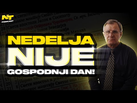 SUBOTA ILI NEDELJA: Gospodnji Dan u Otkrivenju 1:10 | Dr Ranko Stefanović