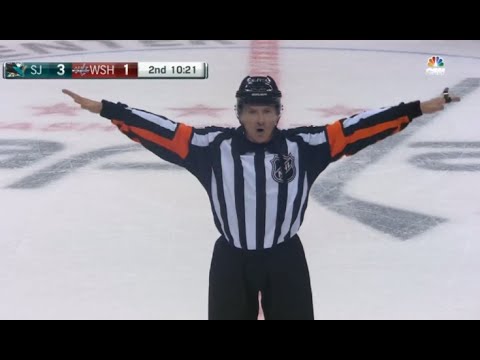 Capitals No Goal Call After Coaches Challenge vs San Jose (10/13/15)