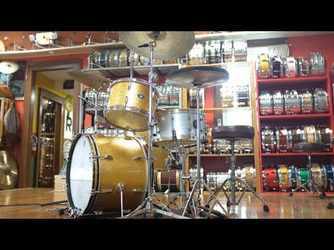1960s Leedy Frank Capp Set with Ebenor Aluminum Heavy Snare