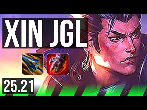 XIN ZHAO vs MASTER YI (JGL) | 12/2/8, Godlike | KR Master | 25.21