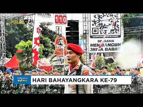 POLRESTA CIREBON GELAR UPACARA HARI BHAYANGKARA DI BAWAH GUYURAN HUJAN