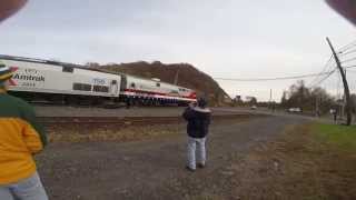 preview picture of video '2014 Amtrak Autumn Express Rockville Depart'