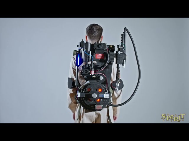 Vídeo relacionado con Adult Ghostbusters Halloween Fancy Dress Costume, Deluxe Ghostbusters Jumpsuit for Men, Ghostbusters Proton Pack X-Large