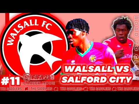 MENGHADAPI SALFORD CITY DI FA CUP | FIFA 21 CAREER MODE WALSALL ROAD TO GLORY#11