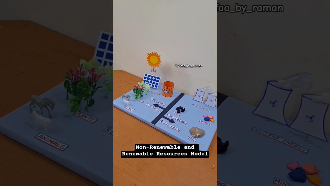 Renewable and Non-Renewable Resources Model 🌼
