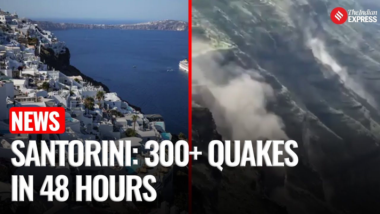Santorini Shaken: 11,000 Residents and Tourists Flee After 300+ Earthquakes in 2 Days