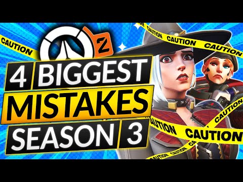 4 HUGE MISTAKES EVERYONE MAKES in RANKED - STOP to Start Climbing! - Overwatch 2 Guide