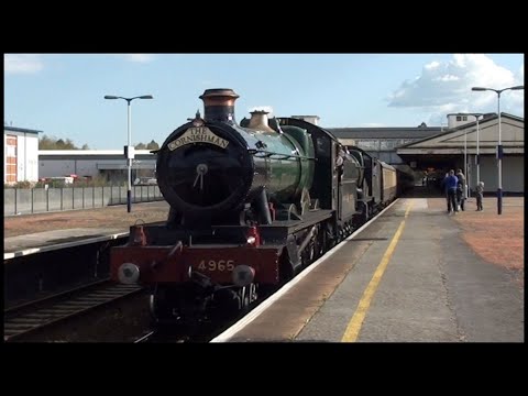 4965 and 5043 power through Devon - The 'Cornishman' - 27/04/13