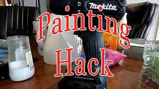 DIY Painting Hack For Werner 10 Foot Ladder