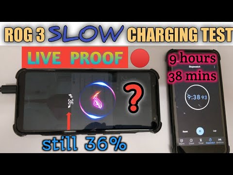 Asus rog 3 🔴 slow & fast battery charging test | scheduled charging | charging limit | battery life