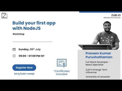 Build your first application with NodeJS