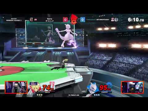 Ferro (Cloud) vs Zaddy (Mewtwo, Pyra/Mythra) - PK Fireup #39 Winners Round 2