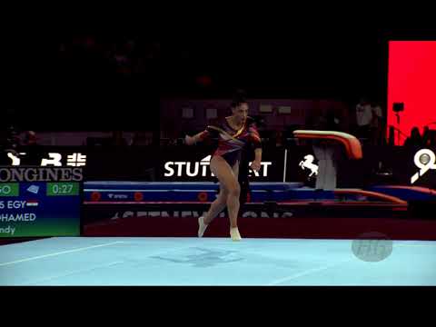 MOHAMED Mandy (EGY) - 2019 Artistic Worlds, Stuttgart (GER) - Qualifications Floor Exercise