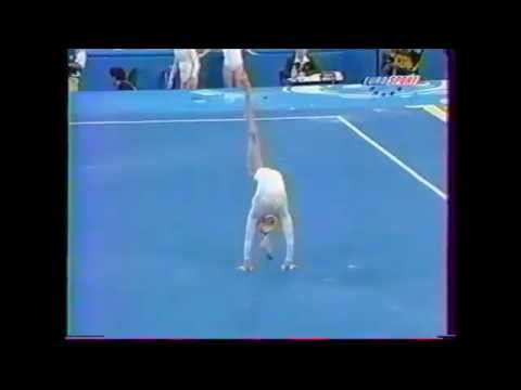 Alexandra CROAK (AUS) floor - 2000 Sydney Olympics Qualifs