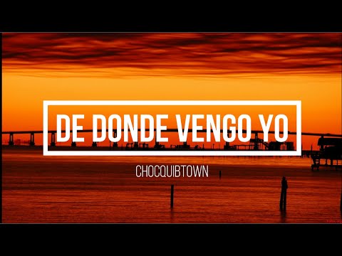 De donde vengo yo LETRA
