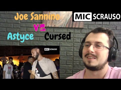 Reazione MIC SCRAUSO lll - Joe Sannino vs Astyce vs Cursed (8ttavi di finale) REACTION