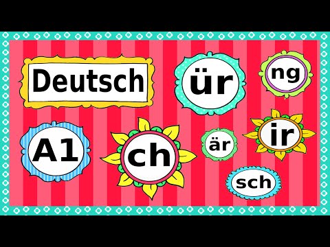 Deutsch A1: Phonetik / Aussprache / German lesson: phonetics / letter combinations