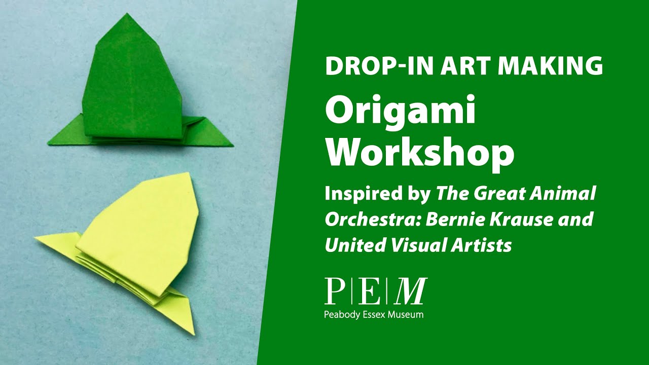 Step-by-step origami workshop