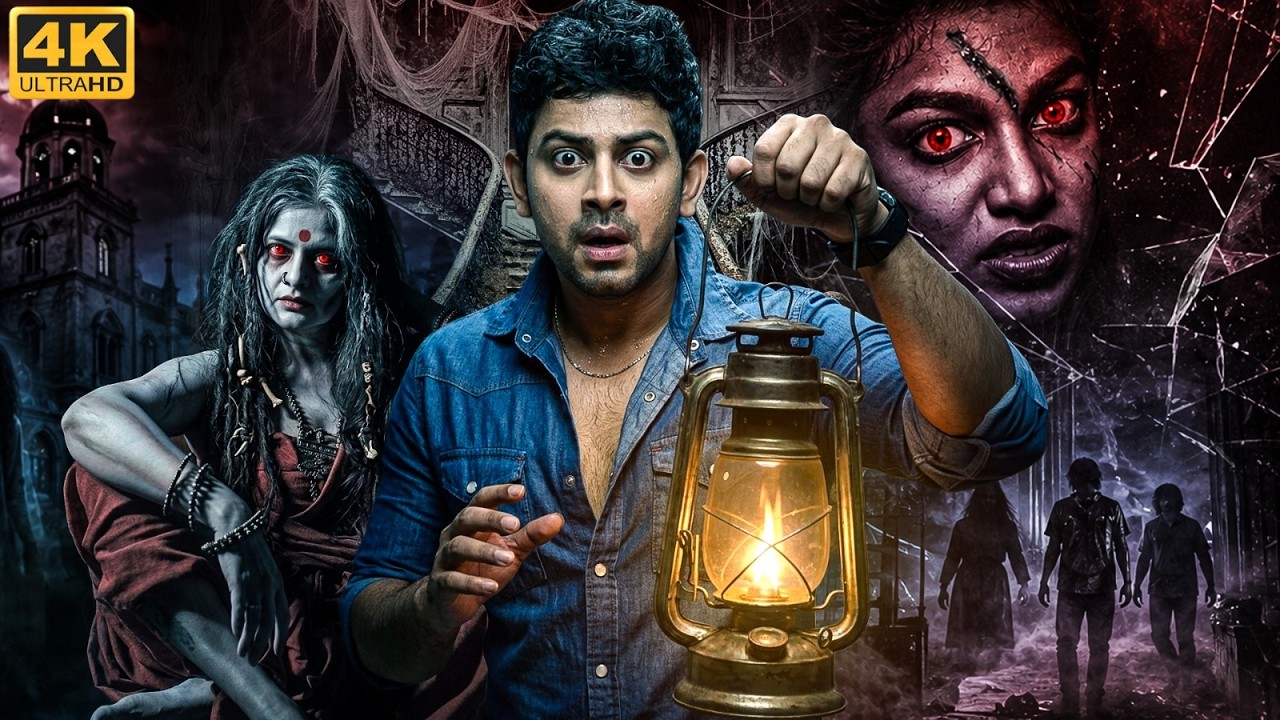 South Superhit Hindi Dubbed Full Horror Action Movies | Rameez Raja, Aadukalam Naren, Janani Iyer