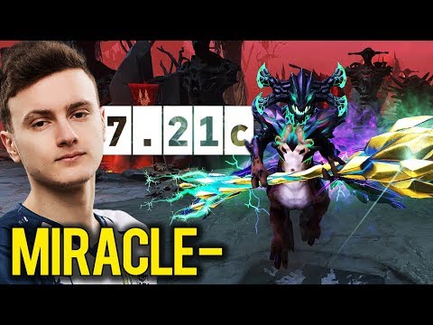 Miracle- First Time on NEW 7.21c Patch - Winning Streak Road to TOP 1 MMR - Dota 2