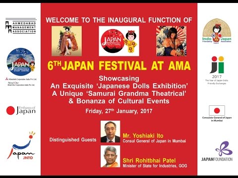 Inaugural Function of the 6th Japan Festival January 27 to 29, 2017