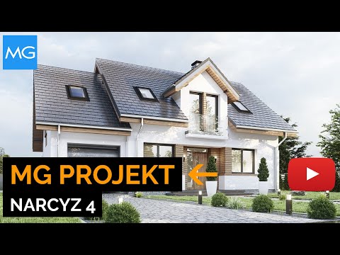 Projekt domu Narcyz 4 MGProjekt - 125,58 m2