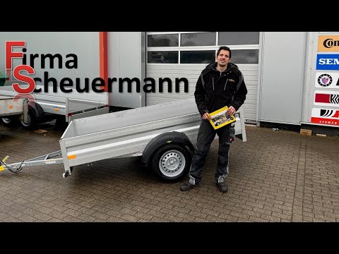 Humbaur HA752513KV 750kg Einachs Tieflader Anhänger - Vorstellung / Test