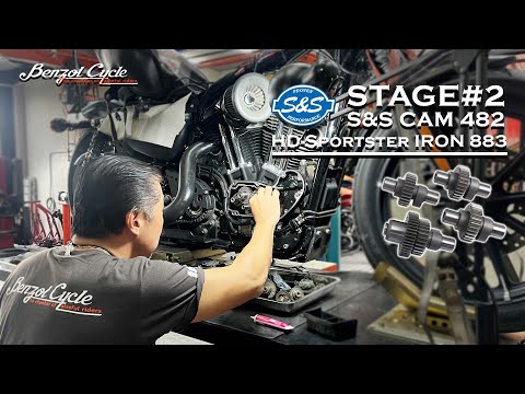 📌STAGE II S&S 482 Camshaft on Sprortster Iron 883