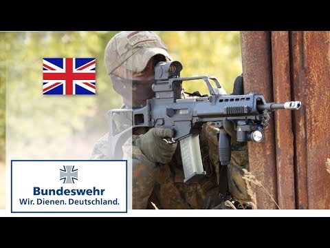 Bundeswehr snipers in urban combat