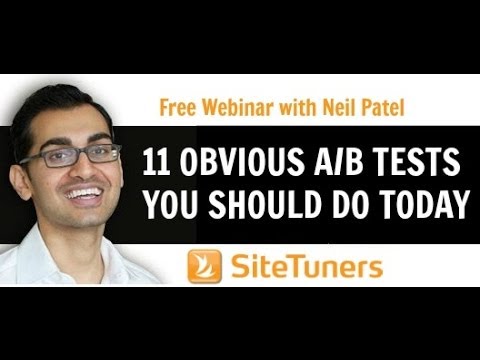 [Webinar] 11 Obvious A/B Tests You Should Do Today featuring Neil Patel