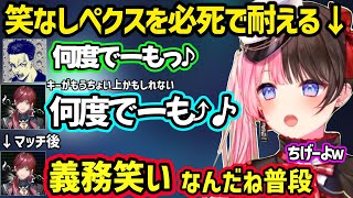 さかなクン喋りになる一同、配信外でひなーのににゃんつかれようとするボドカ、笑なしペクスした結果ローレンに義務笑い扱いされるひなーのｗ【橘ひなの/ローレン・イロアス/ボドカ/ぶいすぽ/にじさんじ】