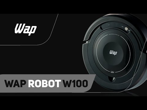 Video thumbnail of Aspirador Wap de Pó Robot W100 250ml