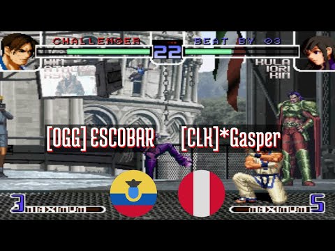 FT5 @kf2k2pls: [OGG] ESCOBAR (EC) vs [CLK]*Gasper (PE) [KOF 2002 Plus kf2k2 Fightcade] Oct 24