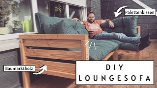 DIY LOUNGESOFA bauen | Schritt für Schritt | Möbel selber bauen