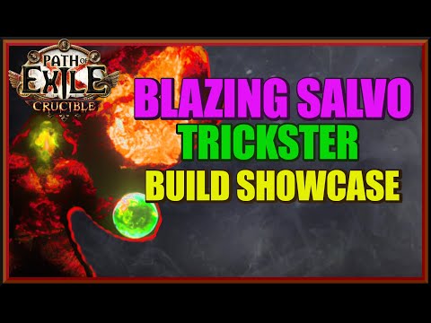 [POE 3.21] Ultimate Trickster Guide: Unleash the Power of Cast on Crit Blazing Salvo Build Showcase