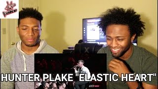 The Voice 2017 Hunter Plake - Live Playoffs: &quot;Elastic Heart&quot; (REACTION)