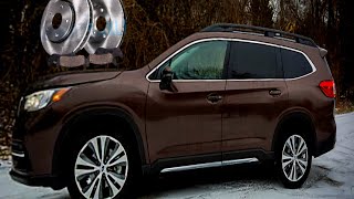 Subaru Ascent Front Pads And Rotors Replacement DIY