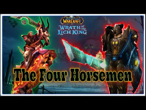 WOTLK Naxxramas 10 - The Four Horsemen - Protection Warrior POV [ Tank ]