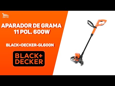Aparador de Grama 11 Pol. 600W 110V BLACK+DECKER-GL600N - Video