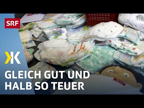 Diapers tested: Changing babies can also be affordable | 2022 | Kassensturz | SRF