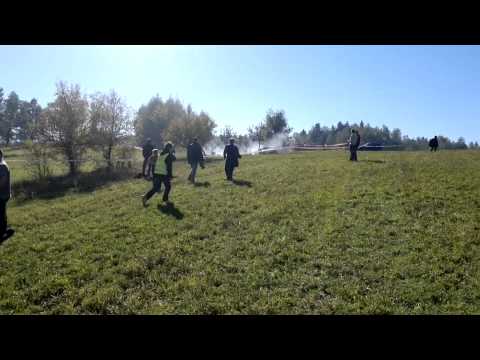 Anaszkiewicz/Kozłowski - Honda Civic 1.6 VTi - Super Sprint Lipnicki 2012 - Crash