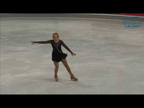 Elena Brown. Oberstdorf 2018. Bronze Ladies II B FS. 5 place