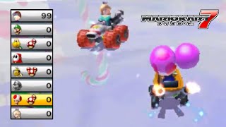 2位争いが激しい接戦の神バトル！【マリオカート7】